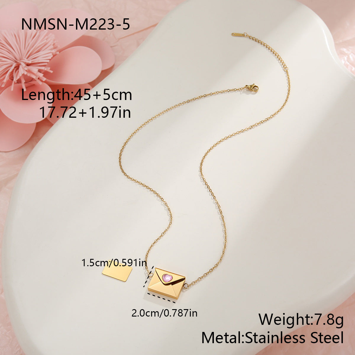 Valentine's Day gift: heart necklace