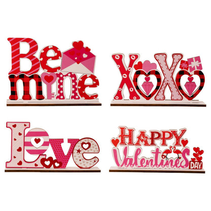 Love letter heart-shaped hollow decorative ornament