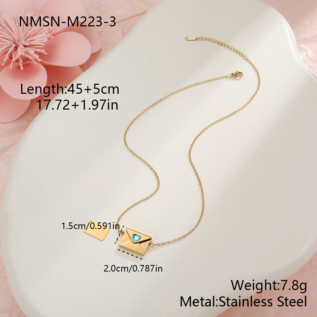 Valentine's Day gift: heart necklace