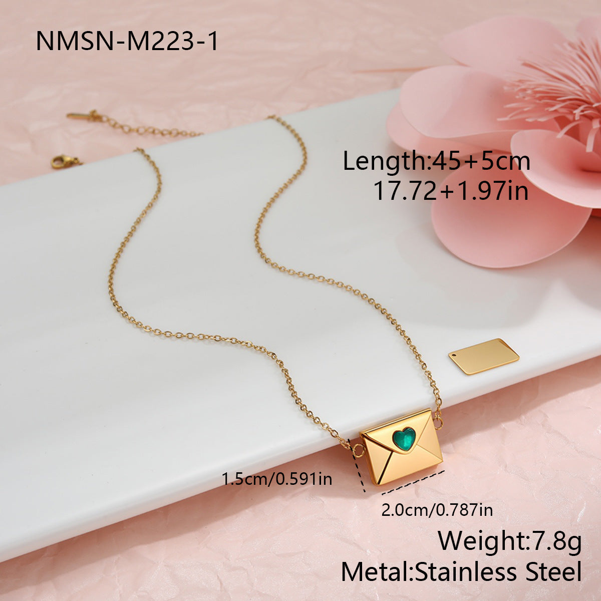 Valentine's Day gift: heart necklace