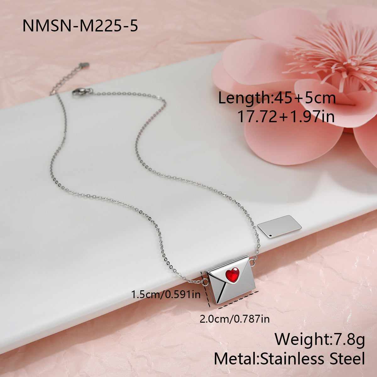 Valentine's Day gift: heart necklace