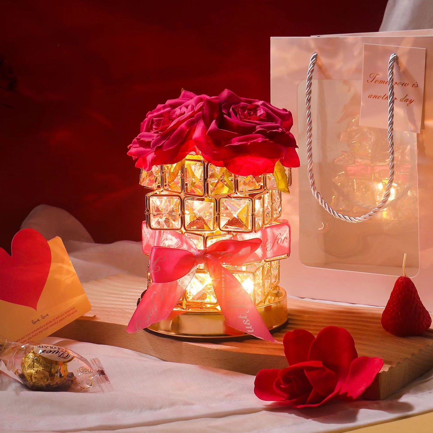 Warm Crystal Night Light